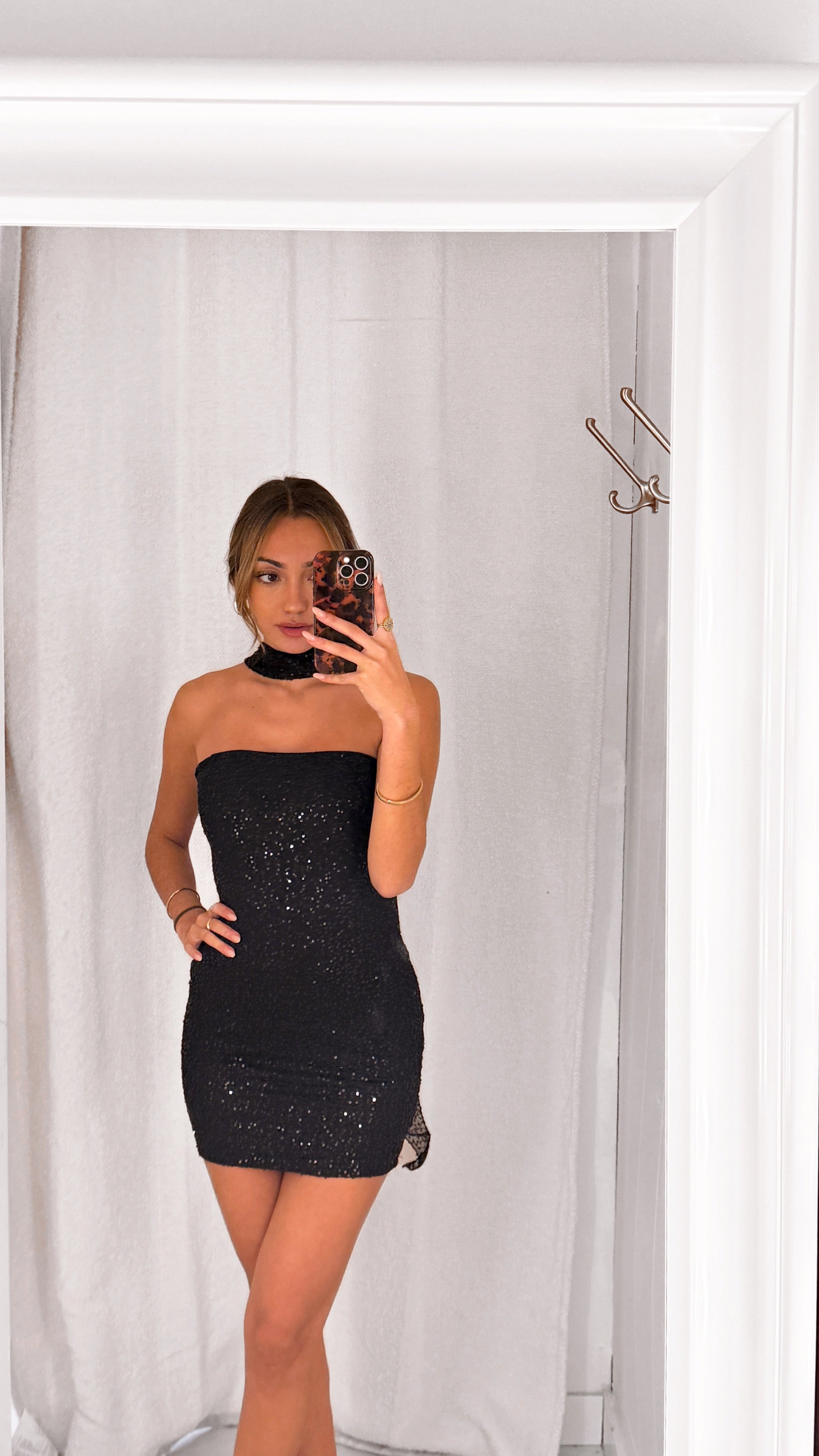 Glam dress - negro