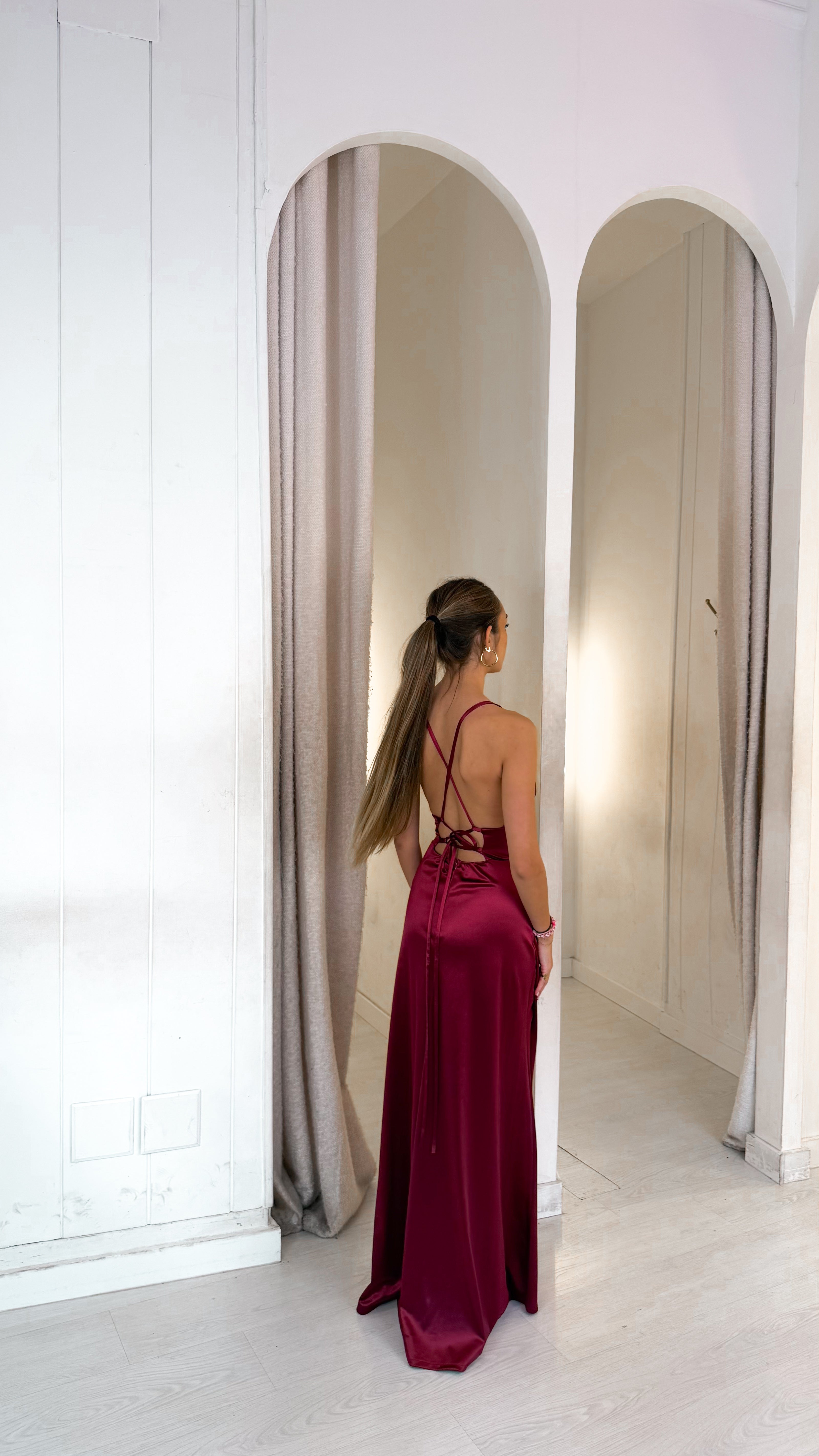 Sunkissed dress - burdeos