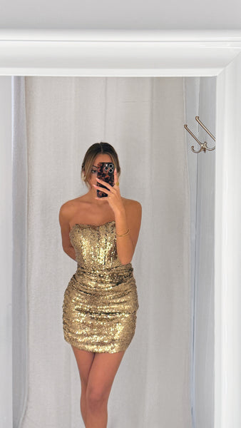 juliette gold dress Golden Silk Dress Juliette main image 0