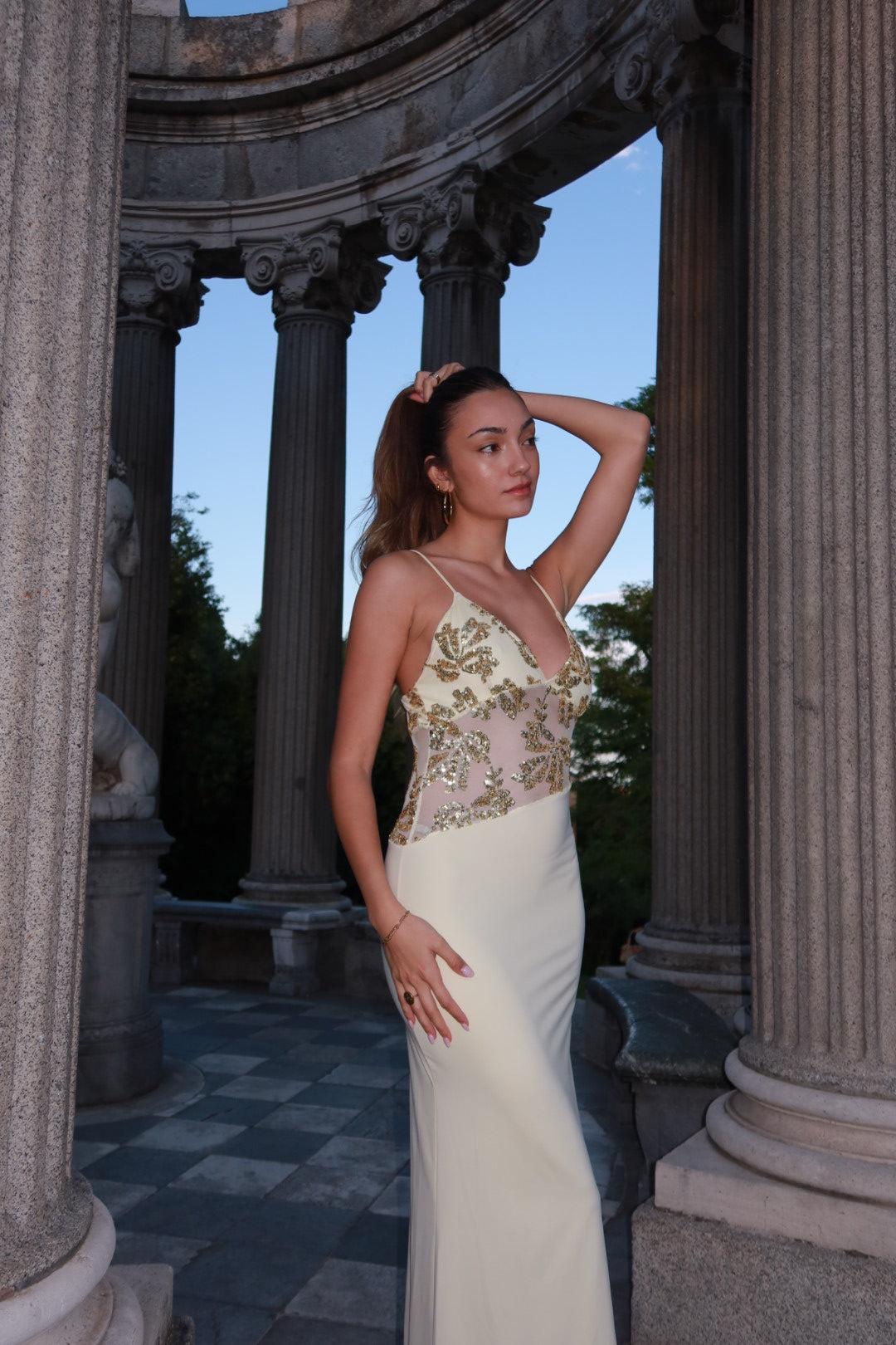 Amalfi dress - mantequilla