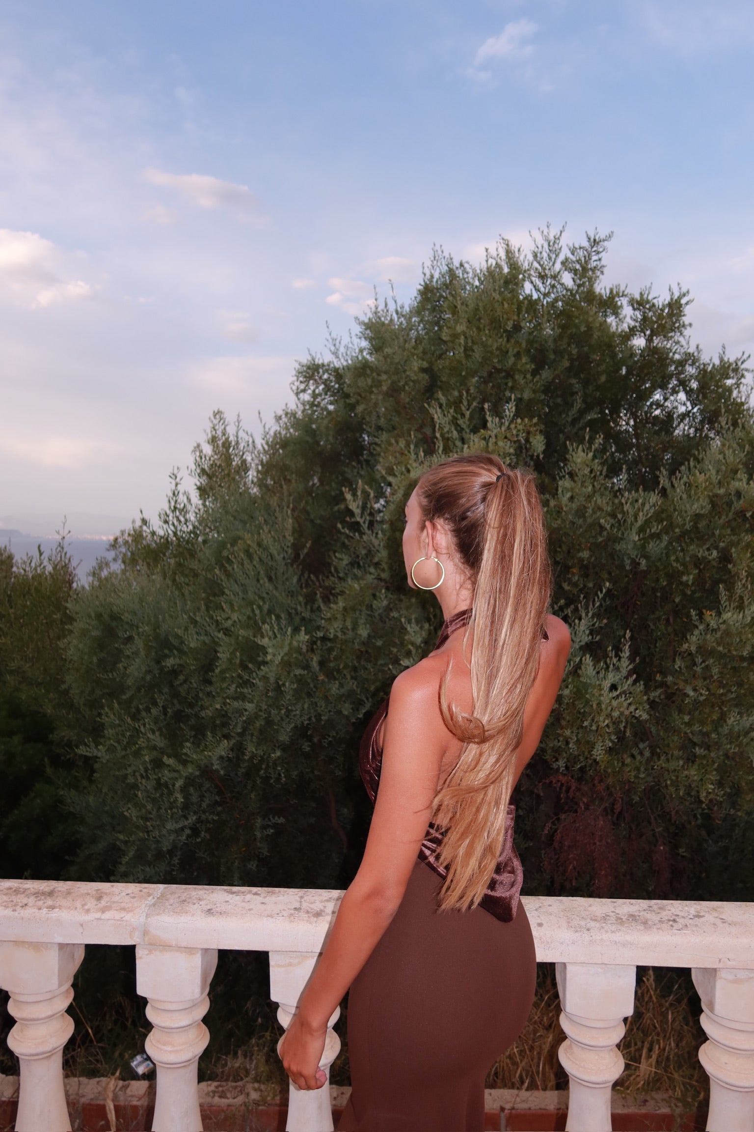 Truffle dress - marrón