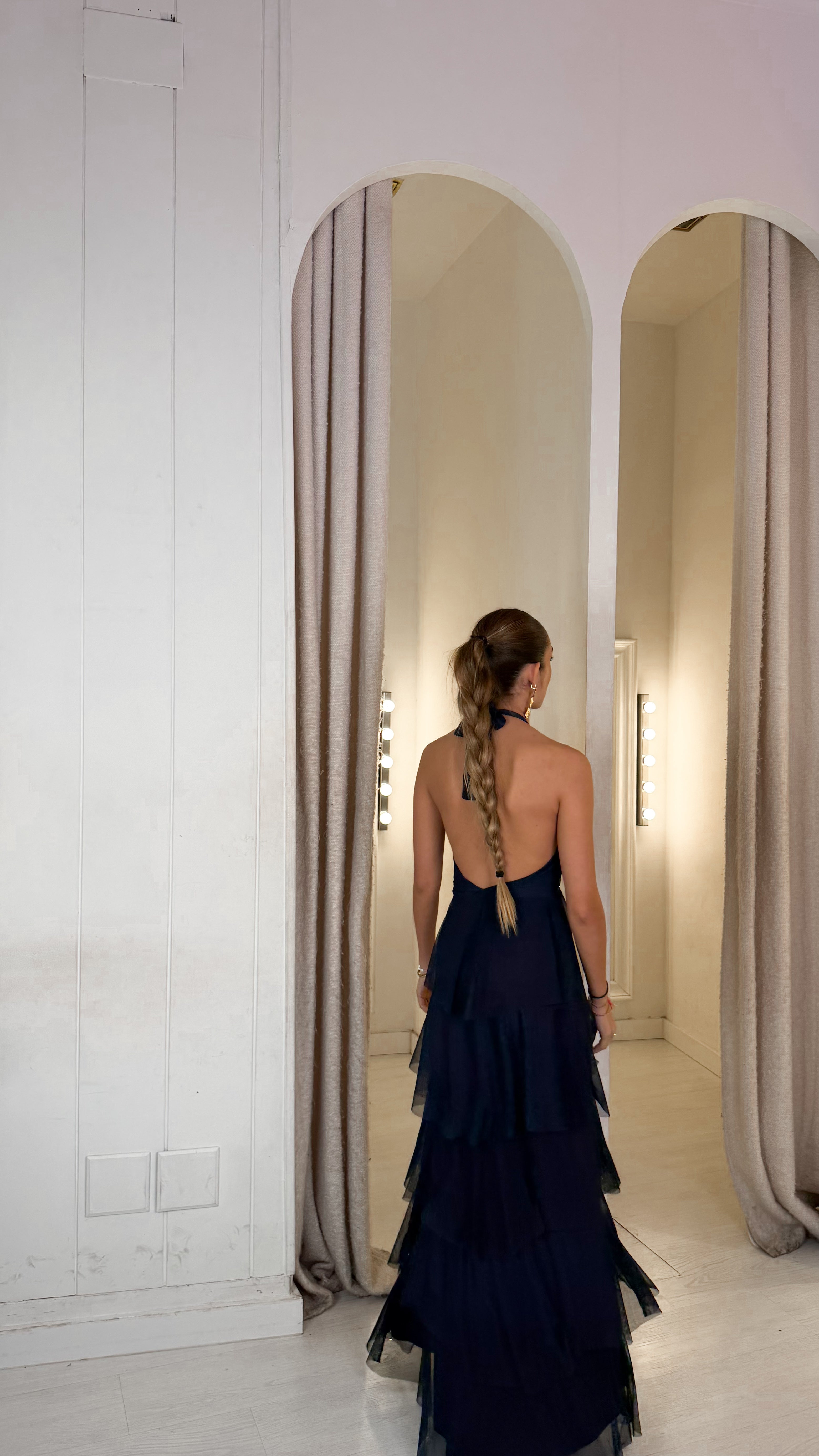 Golden coast dress - azul marino