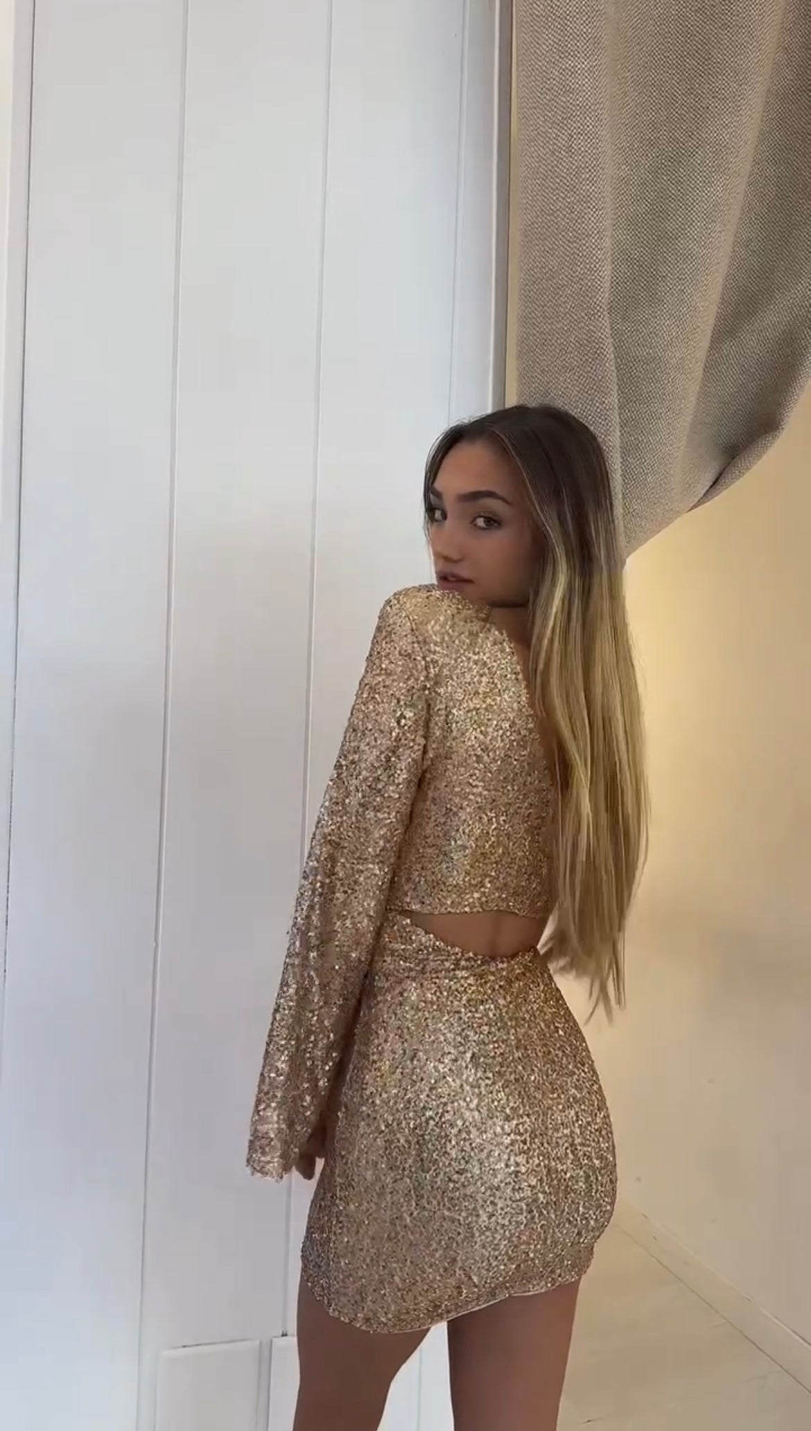 Ferrero dress - dorado