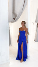 Load image into Gallery viewer, The corset dress (electric blue)