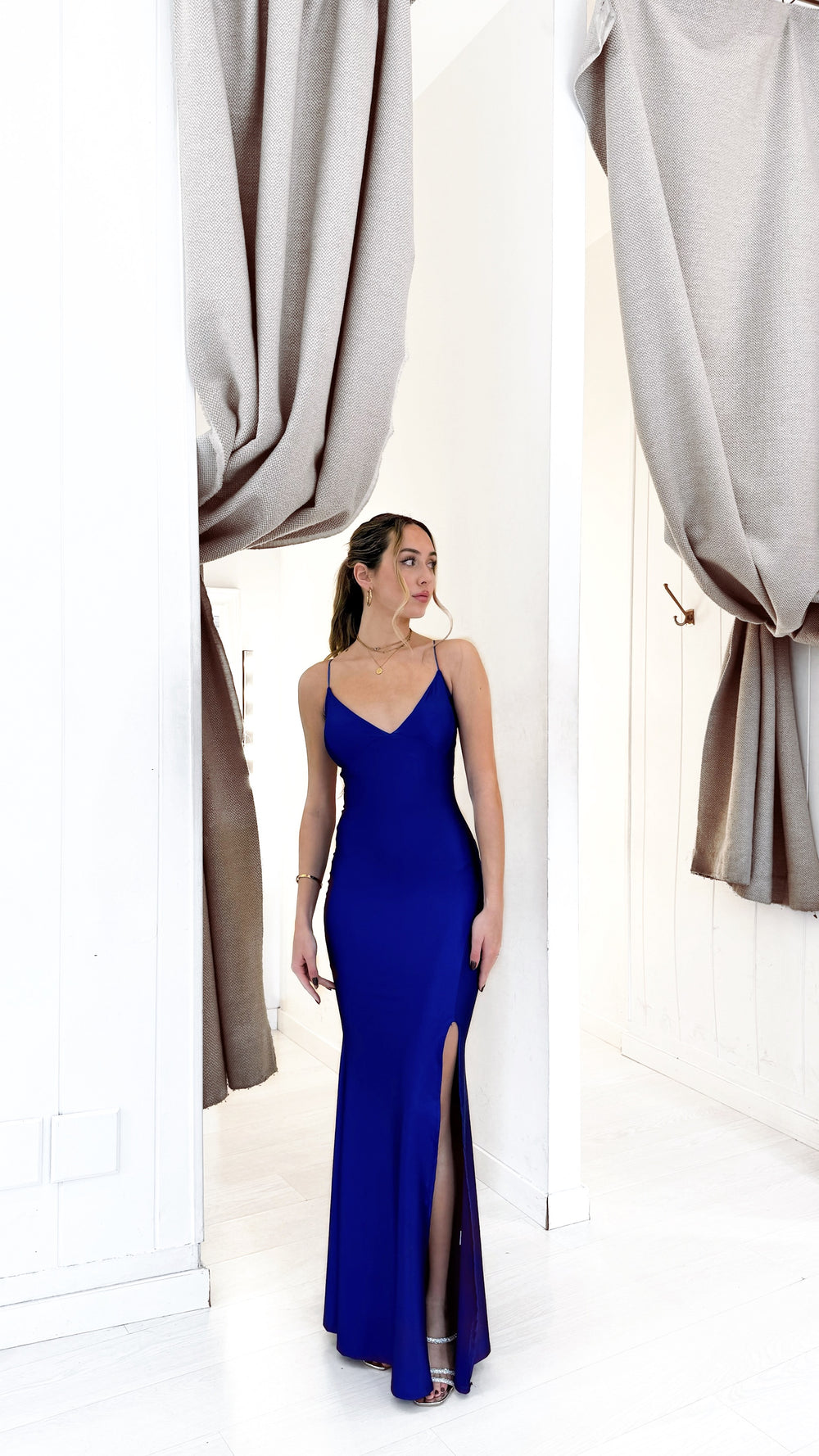 Euphoria dress - electric blue – Ohjuliettestore