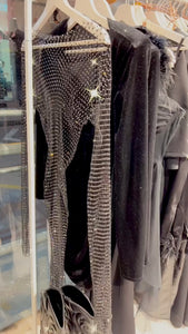Mesh glitter dress